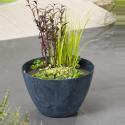 Mini vijver blauw rond compleet