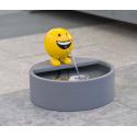 Be Happy geel waterornament
