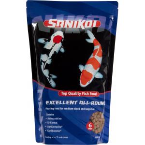 SaniKoi Excellent all-round visvoer 6mm - 3 liter SaniKoi Excellent all-round visvoer 6mm - 3 liter